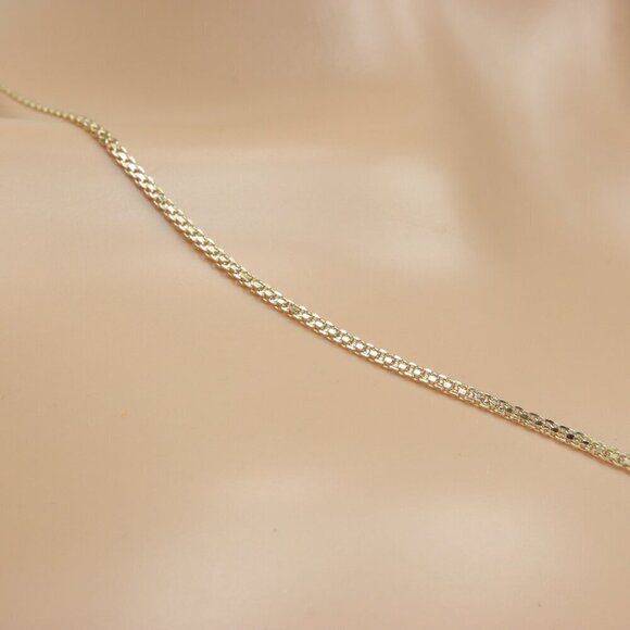 Rose Gold Plated Brass Chain Necklace - Elegant 23.6 Inch Design, XPNL0003 - Picture 7 of 9